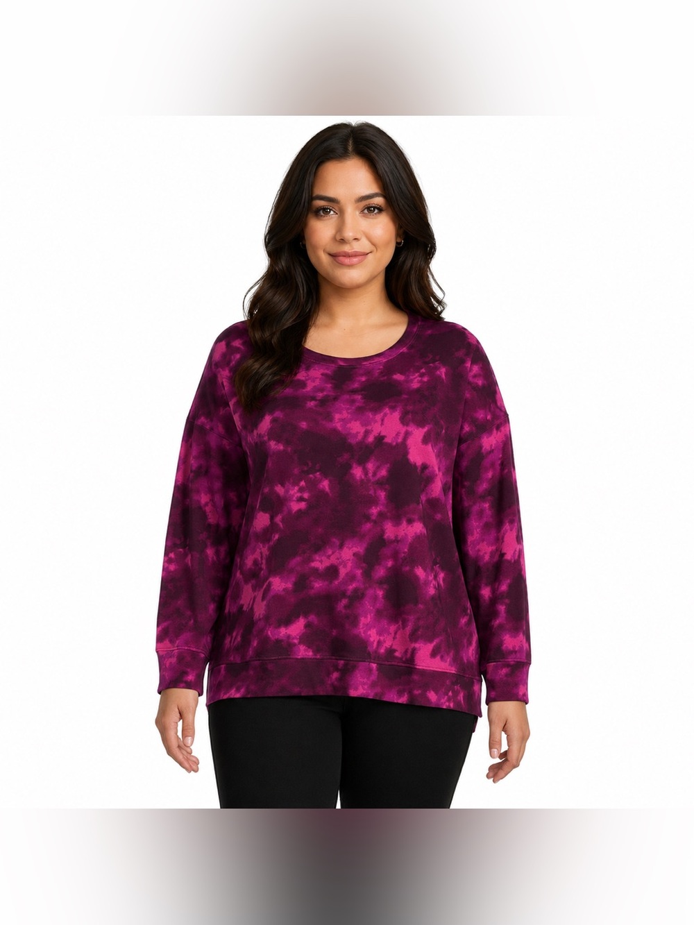 Terra & Sky Women's Plus Size French Terry Sweatshirt Size 2X(20W/22W)